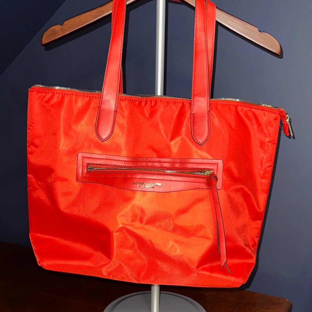 London Fog Vibrant Red Tote
